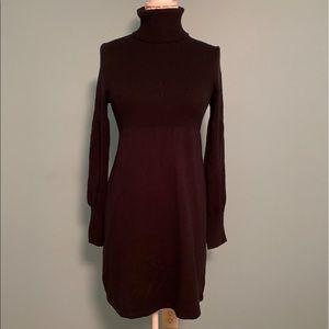 Forever 21 Black Turtleneck Dress, Size Large.